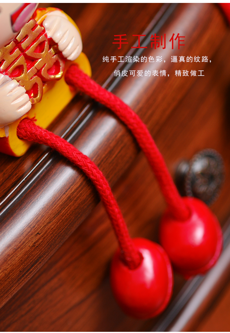 婚慶公仔結婚禮品樹脂娃娃新郎新娘公仔婚房擺件裝飾品禮物